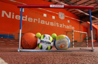 In der Senftenberger Niederlausitzhalle sind vielfältige Sportaktivitäten möglich.