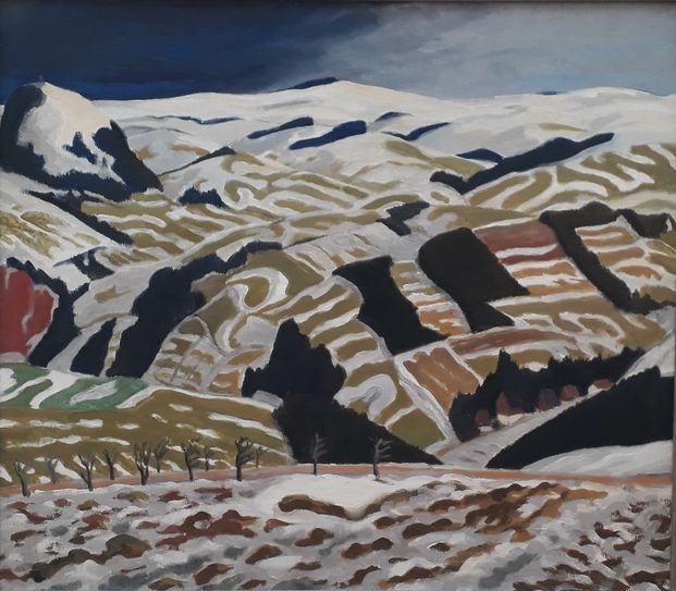 Schneeschmelze im Erzgebirge, Erich Heckel, 1931.