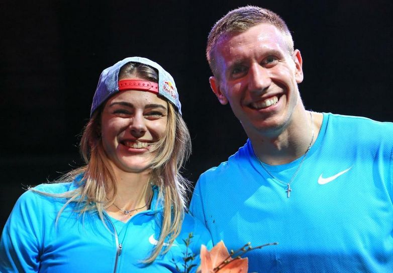 Sieger: Yuliya Levchenko (Hochsprung) und Piotr Lisek (Stabhochsprung). Foto: Agentur