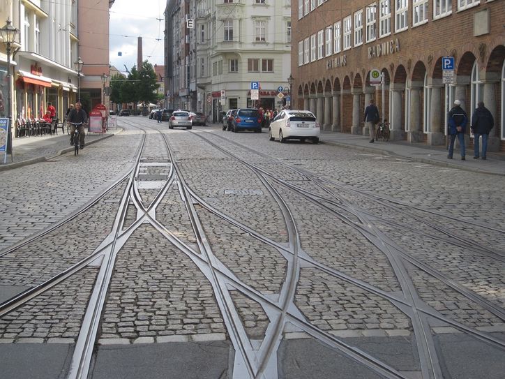 Vor der Maßnahme sah der Berliner Platz so aus... Foto: Cottbusverkehr GmbH