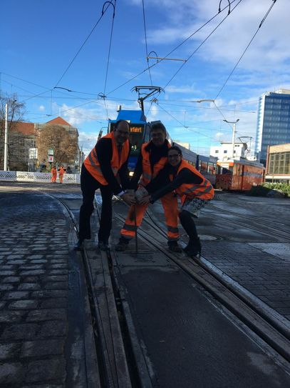 Der Berliner Platz nach Fertigstellung der Baumaßnahme. Foto: Cottbusverkehr GmbH