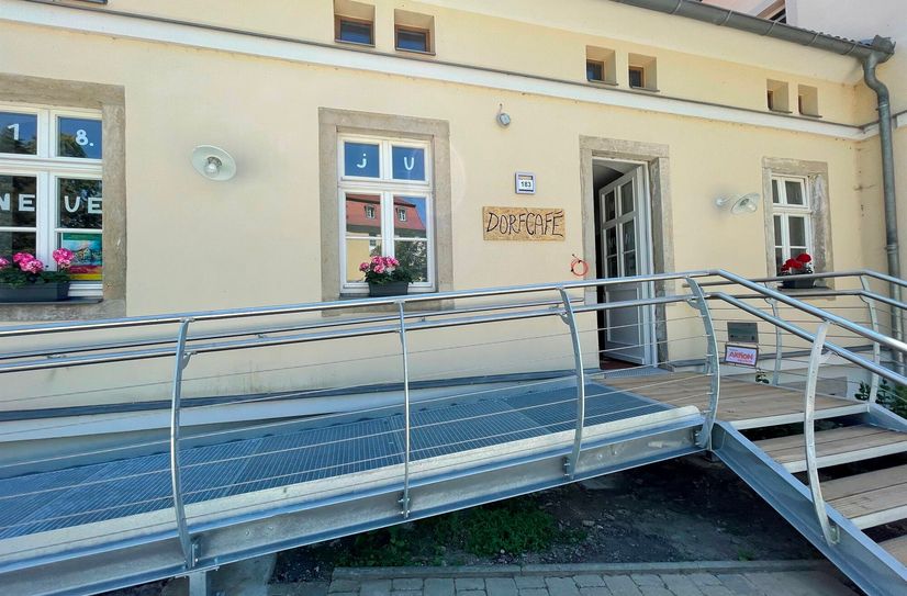 Das neue Dorfcafé am Mittelhof 183 ist barrierefrei zugänglich.