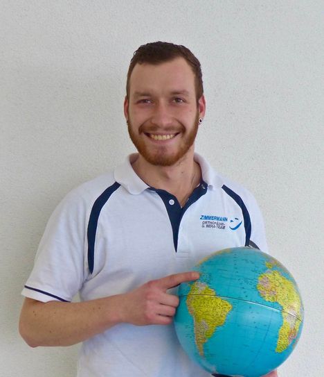 Daniel Böttcher vom Cottbuser Orthopädie- und Reha-Team Zimmermann. Er weiß, was er will und wohin er will. (Foto: Gerd Winter)