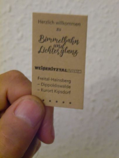 Die kleine nostalgische Fahrkarte gibt es als Souvenir. Foto: Wo