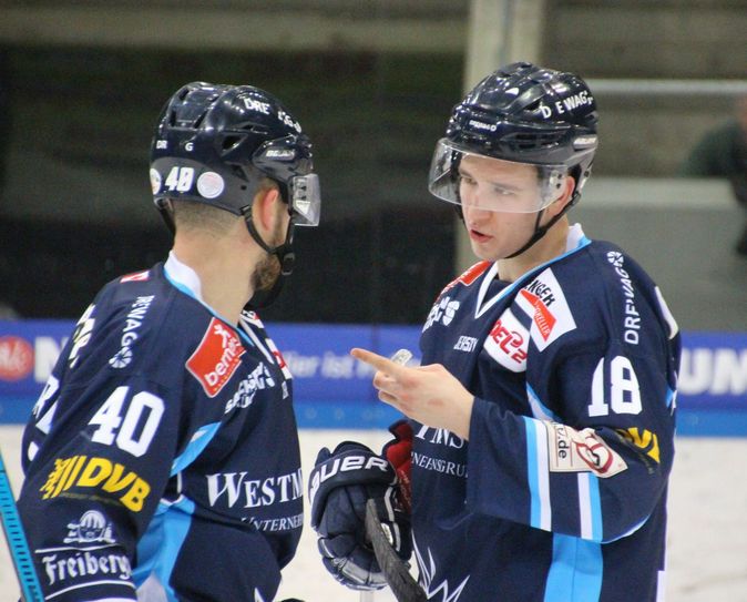 Nick Huard (li.) und Timo Walther. Foto: Büttner