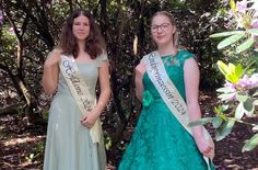Die Lindenprinzessin 2024 und ihre Hofdame.