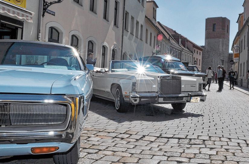 Beim Großenhainer Autofrühling gab es schon einen kleinen Vorgeschmack auf das US Car Treffen im September.
