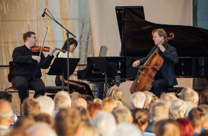 Eröffnungsveranstaltung des Moritzburg Festivals im Jahr 2022.