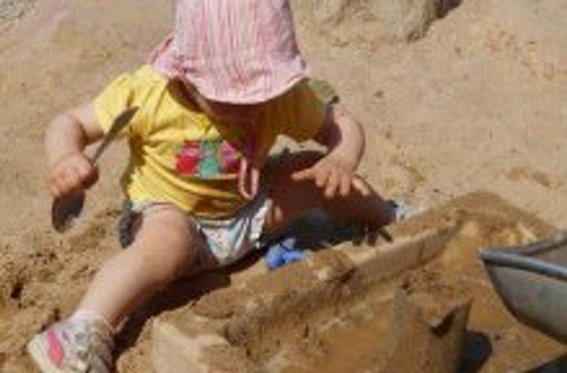Lieblingsspiel vieler Kinder: Der Sandkasten.
