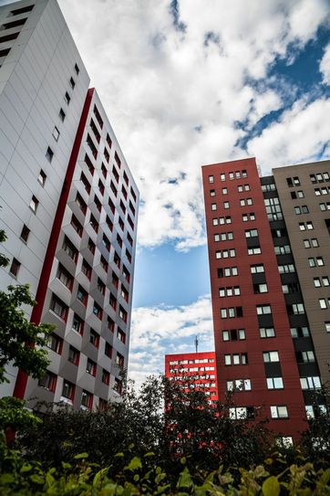 Saniertes Wohnheim-Areal wundtstraße Foto: Klaus Bergmann
