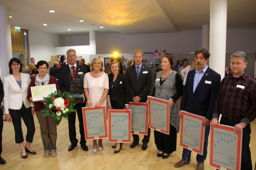 Alle Nominierten erhielten eine Druckplatte als Erinnerung