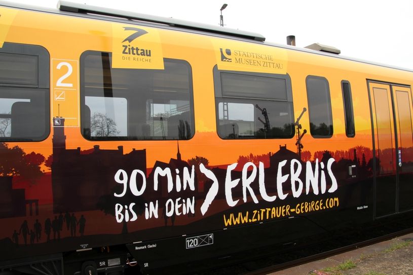 So sieht der frisch getaufte Zug aus. Foto: Keil