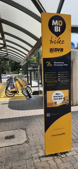 18 MOBI-Punkte gibt es in Dresden insgesamt. Foto: Pönisch
