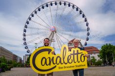 Frank Schröder (Geschäftsführer der Dresdner Stadtfest GmbH) und Henrik Oliver von Oehsen (Unternehmenssprecher der Sparkasse) freuen schon schon auf das Stadtfest.