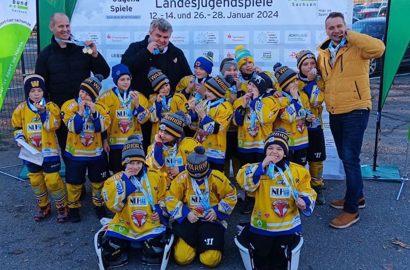 Die U9 holte in ihrer Altersklasse den ersten Platz.