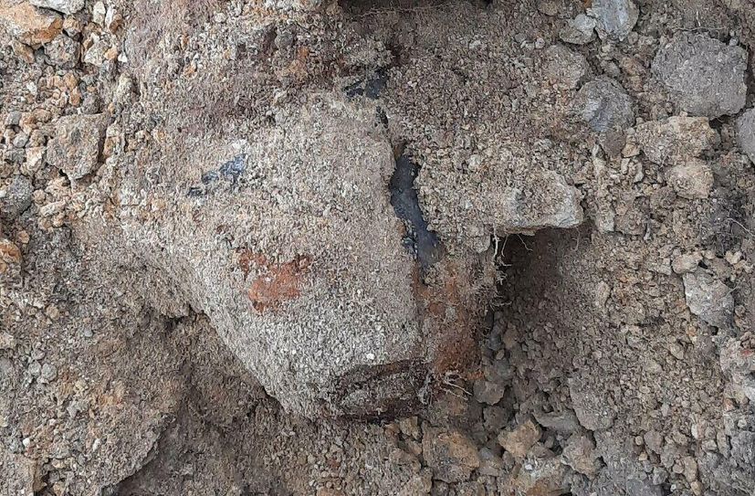 Die aufgefundene Bombe war etwa einen Meter mal 30 Zentimeter groß.