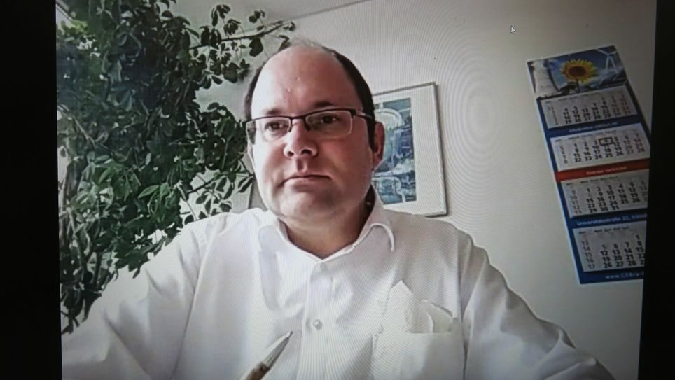Ralf Thalmann stellte in der Online-Konferenz auch künftige Projekte vor. Foto: Dany Dawid