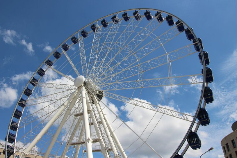 Wheel of Vision am Postplatz. Foto: Pönisch