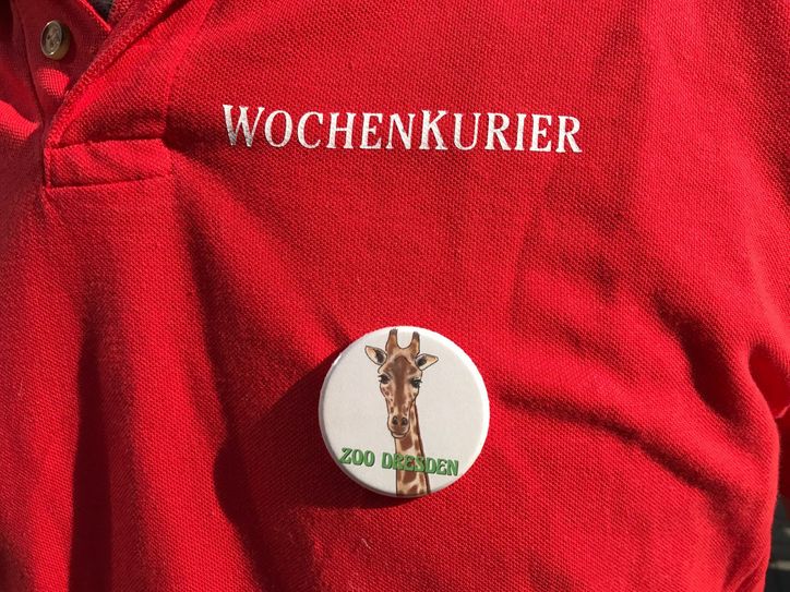 Die Einteilung der Arbeit wurde über Anstecker geregelt.