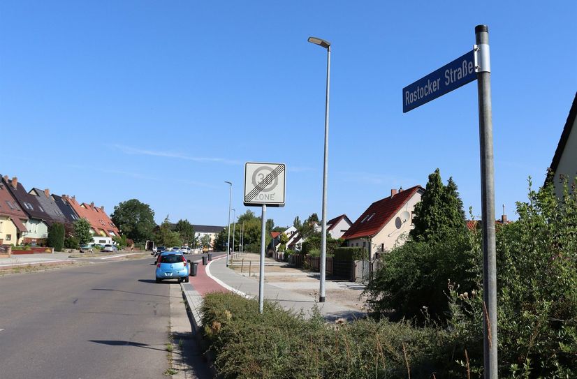 Soll überarbeitet werden: Die Rostocker Straße in Senftenberg.