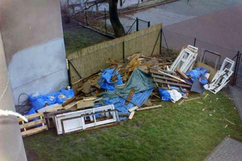 So sah der Garten vor der Umgestaltung aus...
