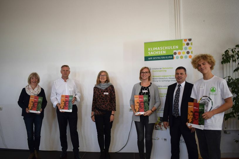 Die Gewinner des Preises für nachhaltige Entwicklung wurden vom Kultusministerium ausgezeichnet. Foto: Sandro Paufler