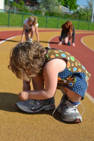 Erste Trainingseinheiten für den Spendenlauf? Foto: privat