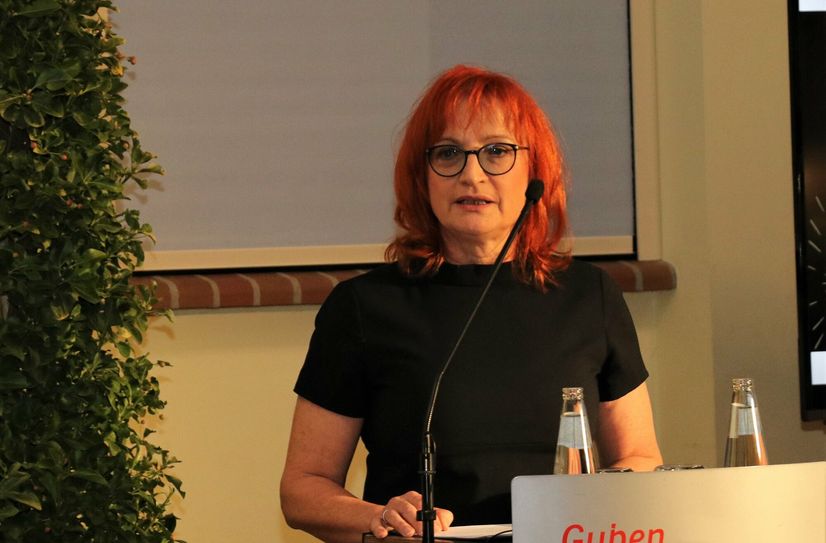 Die Vorsitzende der Gubener Stadtverordnetenversammlung Berit Kreisig.