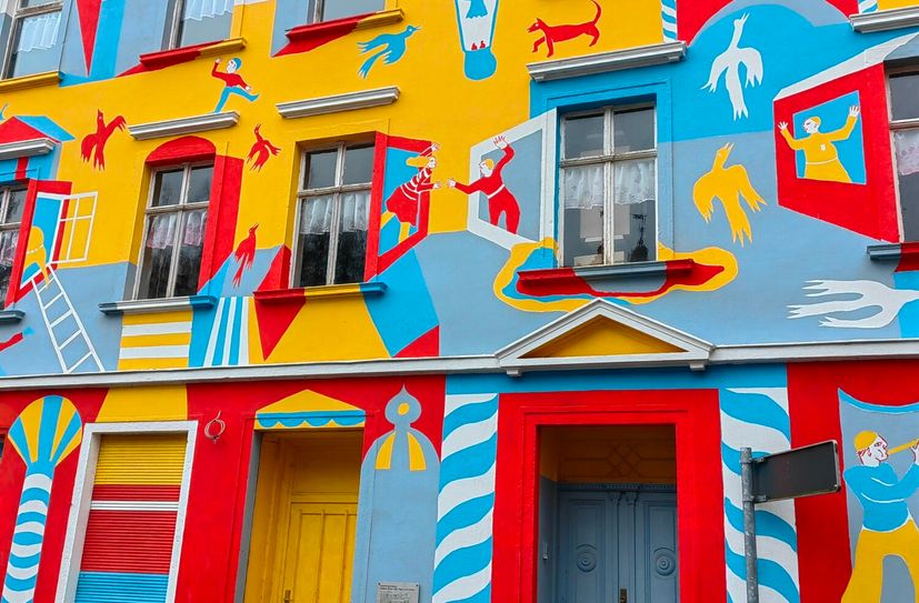 Das »Bunte Haus« in Sebnitz entstand 2001 als Projekt »Junges Wohnen«.