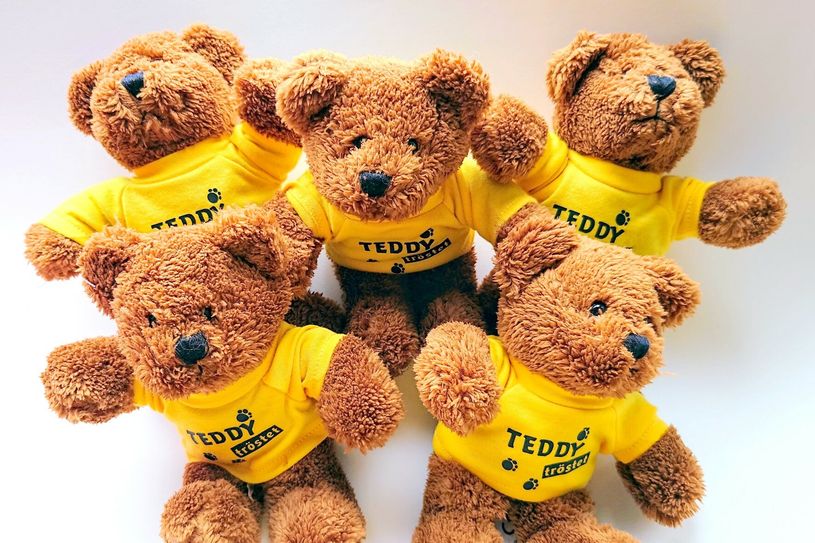 Die Teddys sorgen bei den Kindern für Trost. Foto: Oberlausitz-Kliniken