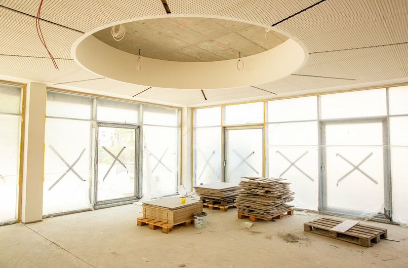 Bald wird im Kinderbereich der neuen Bibliothek immer die Sonne auf die jüngsten Nutzer scheinen.