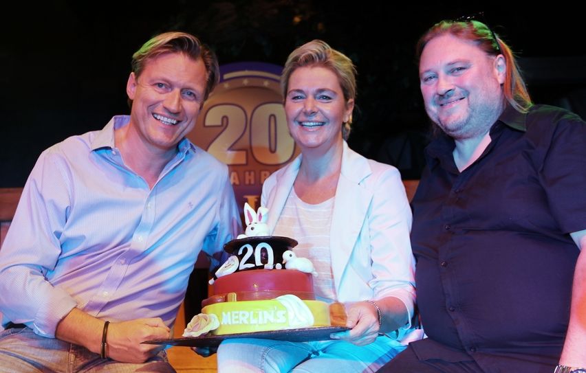 Seit 20 Jahren in "Merlins Wunderland" aktiv: Mirco Meinel, Janett Grosche und Karsten Schiemann (v.l.) Foto: PR