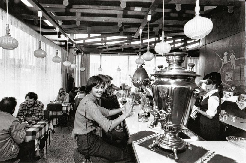 Nach der russischen Partnerstadt Lipezk benannte Teestube. Foto: Erich Schutt