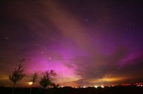 Polarlichter über Riesa