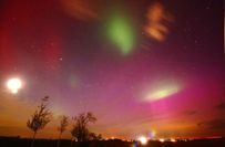 Polarlichter über Riesa