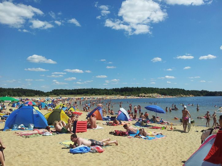 Badestrand am Boxberger Ufer. Foto: Gemeinde Boxberg