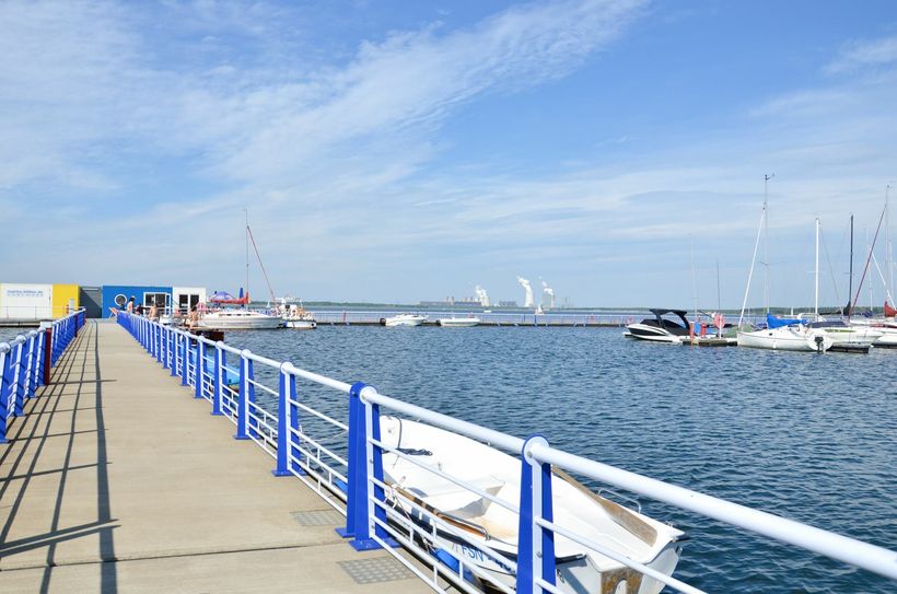 Marina-Hafen am Klittener Ufer. Foto: Gemeinde Boxberg