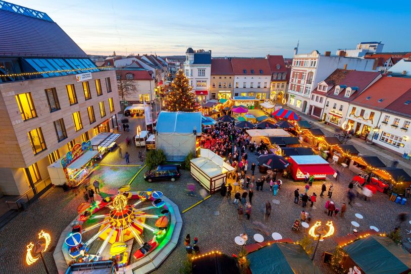 Weihnachtsmarktzauber in Senftenberg. Foto: Franke/Stadt Senftenberg