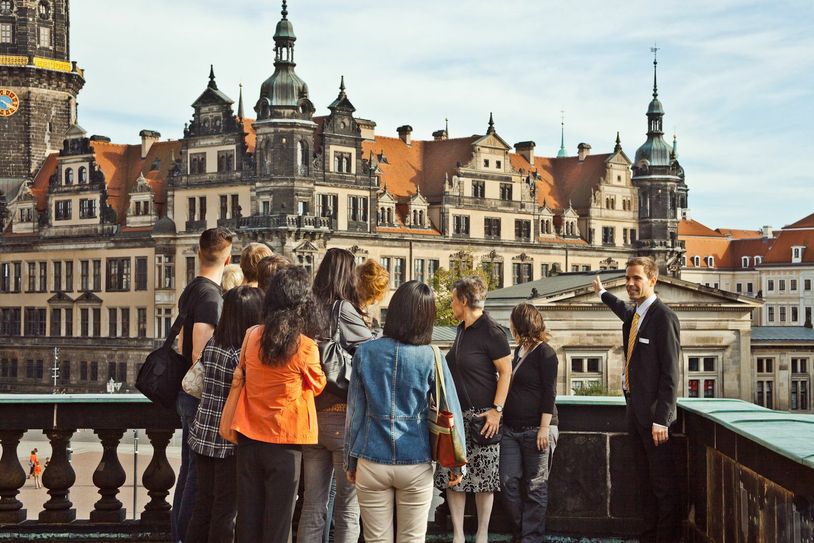 Ein Ticket, ein Preis, zwei Attraktionen: Schloss und Semperoper, Foto; Copyright: Avantgarde