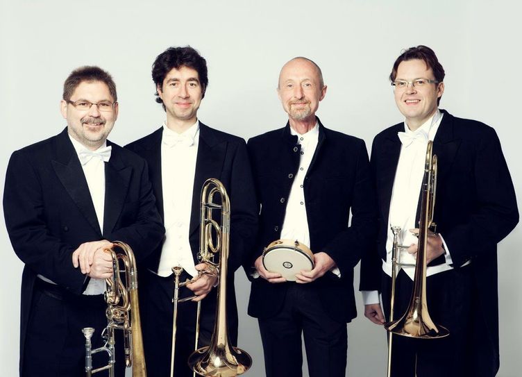 Das Ensemble "percussion posaune Leipzig" Foto: PR
