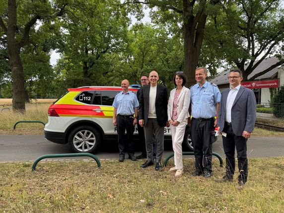 90 »Verletzte« im Park - Großübung für Bevölkerungsschutz.