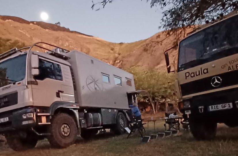 Paula startet wieder in Südamerika.