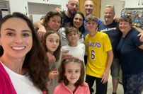 Herzliche Zusammenführung: Rodrigo, seine Frau Patricia und die beiden Kinder Natalia und Elena ...