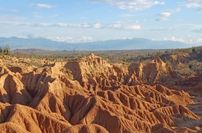 Skurrile Bergformationen