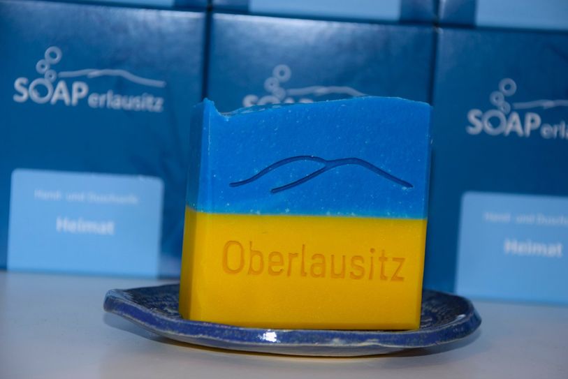 Die Oberlausitz-Seife wurde in der Rotsteingemeinde Sohland kreiert.