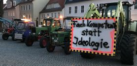 Ein kleiner Eindruck vom Protest...