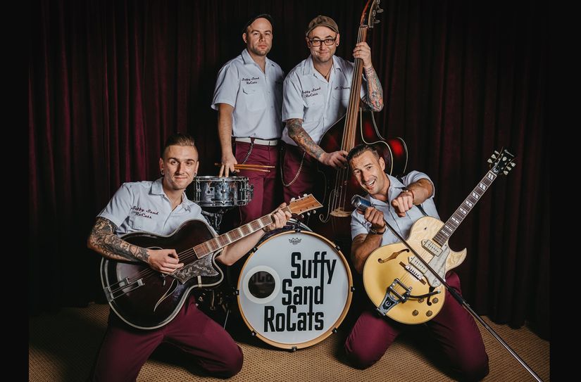 Die Suffy Sand RoCats lassen den Sound der 50er-Jahre wieder aufleben.