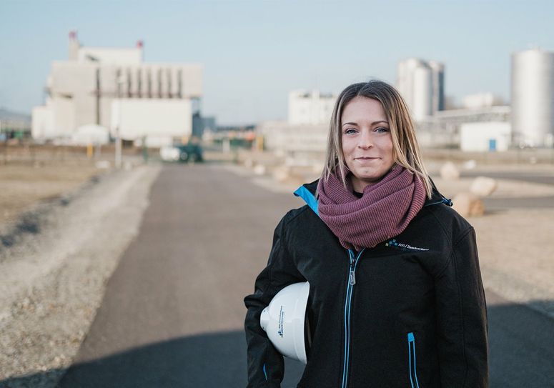 Franziska Schäfer hat mit ihrer Arbeit Anteil an der Entwicklung des Industrieparks Schwarze Pumpe. Sie rät jedem, sich aktiv in die Heimat einzubringen.