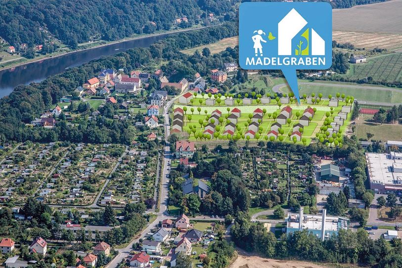 Eine Visualisierung des neuen Wohngebietes. Foto: PR
