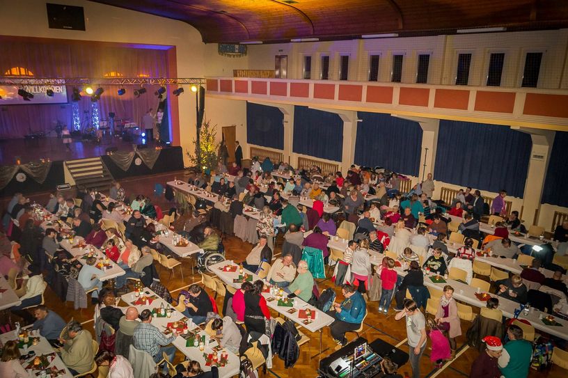 Die Heiligabend-Party findet bereits zum 25. Mal statt. Foto: EFS